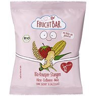 FruchtBar BIO chrumky proso a jahoda 30 g - Chrumky pre deti