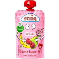 FruchtBar Organic fruit pocket with banana, pear, raspberries and oats 100 g - Meal Pocket
