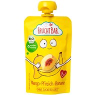 FruchtBar Organic fruit pocket with banana, peach and mango 100 g - Meal Pocket