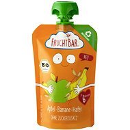 FruchtBar BIO 100% recyclable fruit pocket with apple, orange, banana and oats 100 g - Meal Pocket
