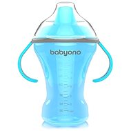 BabyOno Non-leaking Cup with Hard Mouthpiece 260ml, Blue - Baby cup
