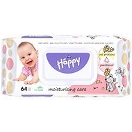 HAPPY Baby Oat Protein and Panthenol 64 pcs - Baby Wet Wipes