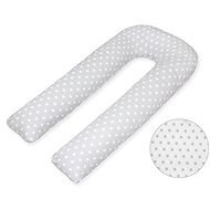 SCAMP Těhotenský polštář/tvar U 75 x 135 cm Patchwork šedá - Nursing Pillow