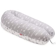 SCAMP Nursing pillow 155 × 30 cm, ArrowGrayWhite - Nursing Pillow