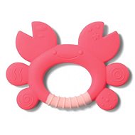 BabyOno Baby Teether Crab Don, pink - Baby Teether
