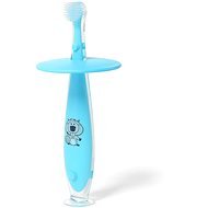 BabyOno Baby Toothbrush with Stopper 6 Months+, Blue - Children's Toothbrush