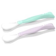 BabyOno baby elastic spoons, mint/purple, 2 pcs - Children's Cutlery