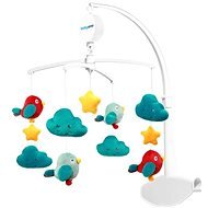 BabyOno musical carousel above the crib puffs and birds - Cot Mobile