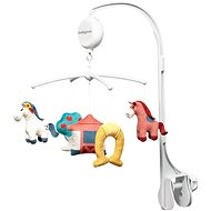 BabyOno musical carousel above the crib horses - Cot Mobile