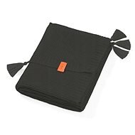 BabyOno luxury bamboo blanket with tassels 100 x 75 cm, anthracite - Blanket
