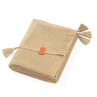BabyOno luxury bamboo blanket with tassels 100 x 75 cm, sand - Blanket