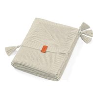 BabyOno luxury bamboo blanket with tassels 100 x 75 cm, ecru - Blanket