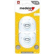 MEDELA Baby Soft All-Silicone Soother Boy 6-18 m, 2 pcs - Dummy