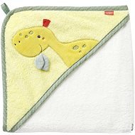 Baby Fehn Happy Dino ručník s kapucí dinosaurus - Children's Bath Towel