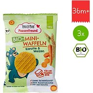 FruchtBar Organic carrot mini waffles 3×20 g - Crisps for Kids
