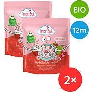 FruchtBar Organic cereal hearts with strawberries and apple 2×125 g - Cereals