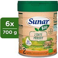 Sunar BIO 2 follow-up baby milk, 6×700 g - Baby Formula
