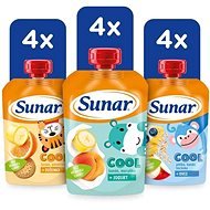 Sunar Cool ovocná kapsička mix príchutí 12× 110 g - Kapsička pre deti