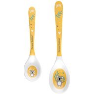 Canpol Babies Exotic Animals melamine spoons 2 pcs, yellow - Children's Cutlery