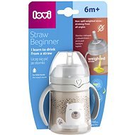 LOVI Buddy Bear first cup with straw and weight 150 ml - Baby cup