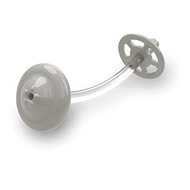 LOVI spare straw with weight beige - Straw