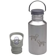 Lässig Bottle Stainless Steel Safari Tiger 500 ml - Children's Water Bottle