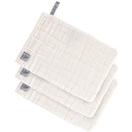 Lässig Muslin Wash Glove Set Milky 13 × 22 cm, 3 ks - Žínka