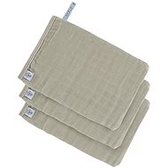 Lässig Muslin Wash Glove Set Olive 13 × 22 cm, 3 ks - Žínka