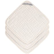 Lässig Muslin Washcloth Set Milky 30 × 30 cm, 3 ks - Žínka
