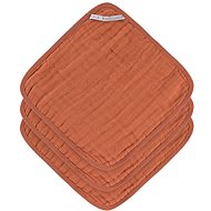 Lässig Muslin Washcloth Set Rust 30 × 30 cm, 3 ks - Žínka
