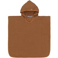 Lässig Muslin Poncho Rust, 60 × 87 cm - Children's Bath Towel