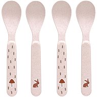 Lässig Spoon Set PP/Cellulose Little Forest Rabbit, 4 pcs - Children's Cutlery