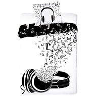 FARO Pamut ágynemű Music, 140×200 cm - Ágynemű