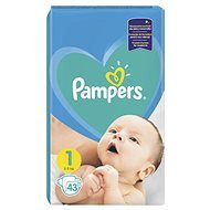 PAMPERS New Baby Dry veľkosť 1 Newborn 43 ks - Jednorazové plienky