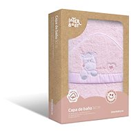 INTERBABY frottír törölköző bárány, rózsaszín - Gyerek fürdőlepedő