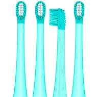 VITAMMY Dino Replacement Heads, Turquoise, 4 pcs - Toothbrush Replacement Head