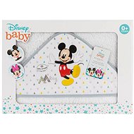 INTERBABY terry towel Mickey, white/grey - Children's Bath Towel