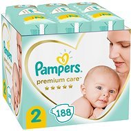 PAMPERS Premium Care 2-es méret (188 db) - Eldobható pelenka
