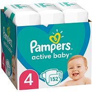 PAMPERS Active Baby 4-es méret (152 db) - Eldobható pelenka