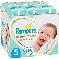 PAMPERS Premium Care 5 méret (116 db) - Eldobható pelenka