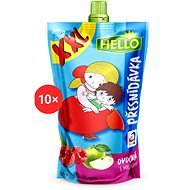 HELLO XXL ovocná kapsička s malinami 10× 200 g - Kapsička pre deti