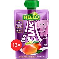 HELLO CUUC 100% fruit capsule with mango 12×100 g - Meal Pocket