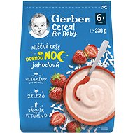 GERBER Cereal milk porridge Goodnight strawberry 230 g - Milk Porridge