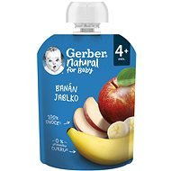 GERBER Natural kapsička banán a jablko 90 g - Kapsička pre deti