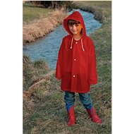 DOPPLER detská pláštenka s kapucňou, veľkosť 140, červená - Pláštenka