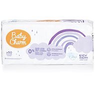BABY CHARM Super Dry Flex 1-es méret Newborn, 2-5 kg  (50 db) - Eldobható pelenka