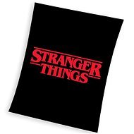 CARBOTEX detská deka Stranger Things Black 150 × 200 cm - Deka