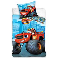 CARBOTEX povlečení Plamínek a Čtyřkoláci rychlá jízda 100×135 cm - Children's Bedding