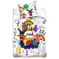 CARBOTEX obliečky zajačik Bing maľovanka 100 × 135 cm - Detská posteľná bielizeň