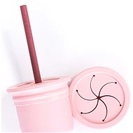 MINIKOIOI pití + svačinka, Pink / Rose - Children's Dining Set